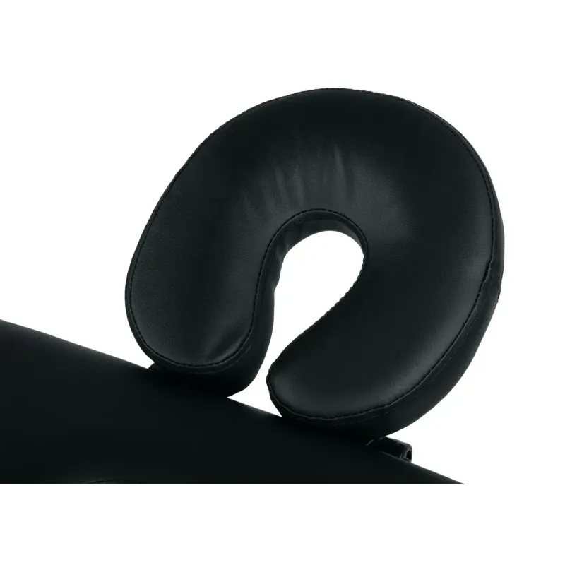 Масажний стіл BodyFit 4082 60 см, 3-секційний алюмінієвий, Чорний