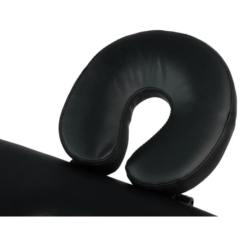 Масажний стіл BodyFit 456 60 см, 3-секційний дерев’яний, Чорний