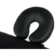 Масажний стіл BodyFit 456 60 см, 3-секційний дерев’яний, Чорний