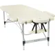 Масажний стіл BodyFit 552 XXL, 2-секційний алюмінієвий, 70 см, бежевий