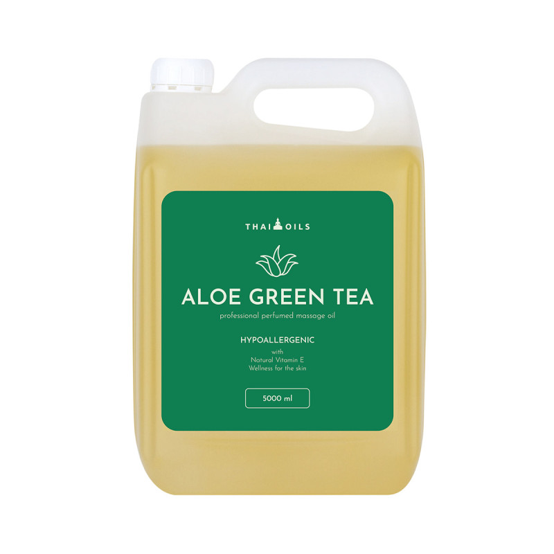 Професійна масажна олія Thai Oils Aloe Green Tea 5000 мл