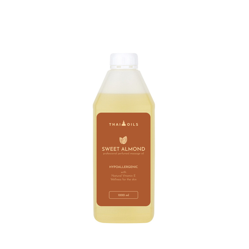 Професійна масажна олія Thai Oils Sweet Almond 1000 мл