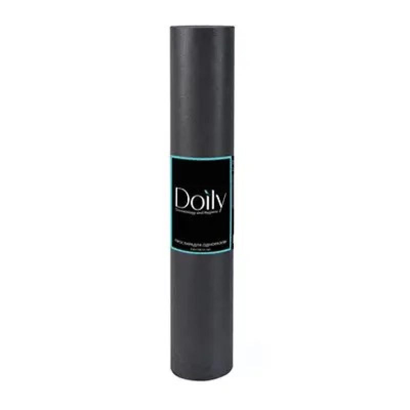 Простирадло одноразове Doily EXTRA SAFE 0,8×100 м, спанбонд, чорне